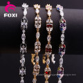 Wholesale Women Fashion CZ Gemstone New Gold Bracelet Designs